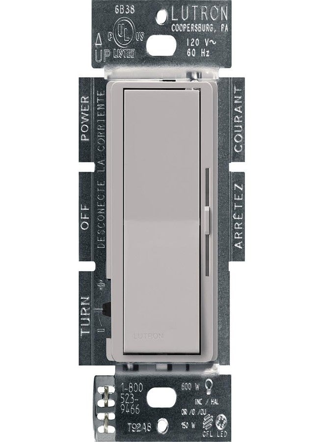 لوترون مفتاح تعتيم LED من لترون DVCL-153P-GR، عبوة واحدة، رمادي - Image 1