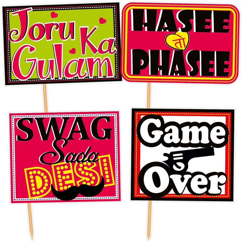 SYGA Set of 12 Funny Wedding Party Photo Booth Props Craft Item - Image 2