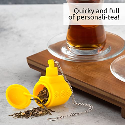 OTOTO Cute Tea Infuser - Loose Leaf Tea Steeper, Tea Accessories, Tea Diffusers, Tea Infuser for Loose Leaf Tea, Tea Strainers, Cute Gifts, Tea Gift Set, Kitchen Gifts, Cooking Gadgets - Image 5