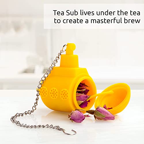 OTOTO Cute Tea Infuser - Loose Leaf Tea Steeper, Tea Accessories, Tea Diffusers, Tea Infuser for Loose Leaf Tea, Tea Strainers, Cute Gifts, Tea Gift Set, Kitchen Gifts, Cooking Gadgets - Image 4