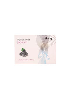 RAAGA PROFESSIONAL Stem Cells Infused Fairness 6 Step Facial Kit | Brightening Power Of Mulberry And Alp Rose Stem Cells | Reduces Dark Spots | All Skin Types (61 Gm)  - Image 1