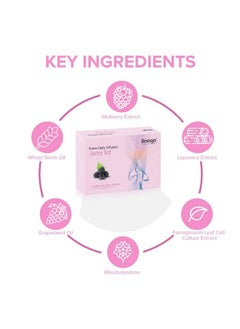 RAAGA PROFESSIONAL Stem Cells Infused Fairness 6 Step Facial Kit | Brightening Power Of Mulberry And Alp Rose Stem Cells | Reduces Dark Spots | All Skin Types (61 Gm)  - Image 3