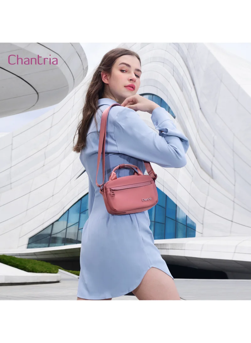 Chantria Nostalgia Rose Premium Durable Lady’s Shoulder Bag Water Resistant Multifunctional Anti-Theft Sling Bag for Casual Travel Daily Out, CB00771-Nostalgia Rose  | Best Price UAE