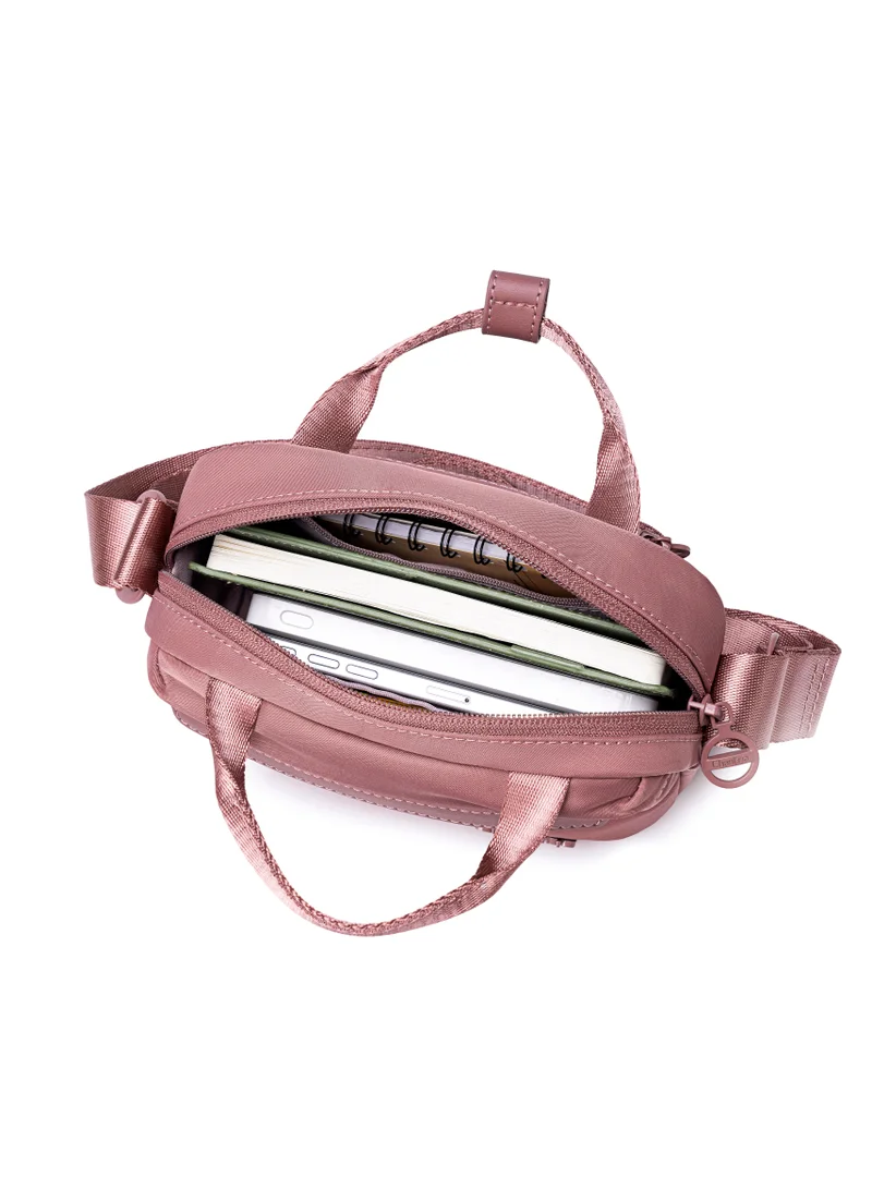 Chantria Nostalgia Rose Premium Durable Lady’s Shoulder Bag Water Resistant Multifunctional Anti-Theft Sling Bag for Casual Travel Daily Out, CB00771-Nostalgia Rose  | Best Price UAE