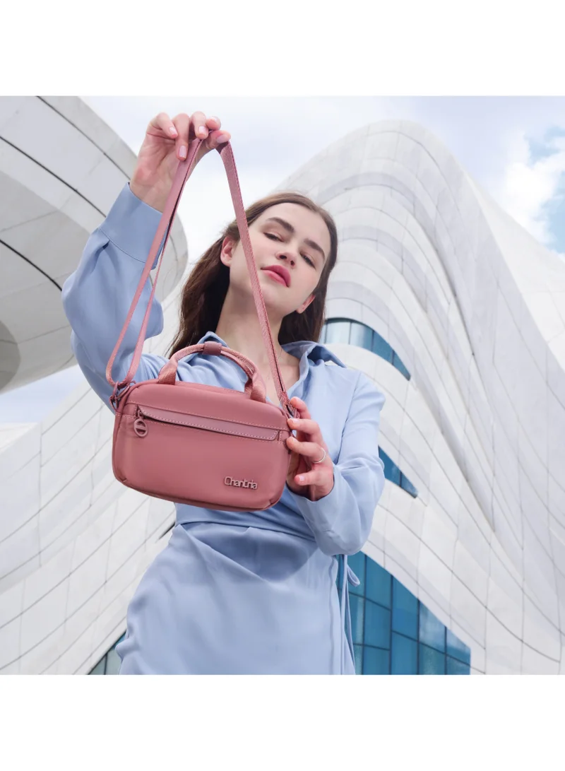 Chantria Nostalgia Rose Premium Durable Lady’s Shoulder Bag Water Resistant Multifunctional Anti-Theft Sling Bag for Casual Travel Daily Out, CB00771-Nostalgia Rose  | Best Price UAE
