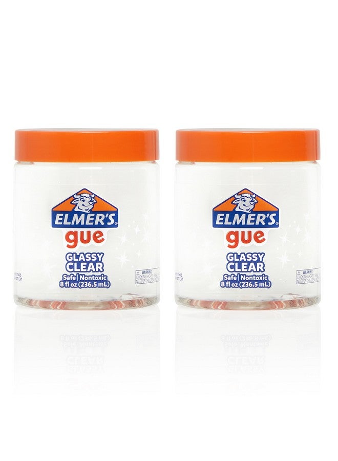 ELMER'S سلايم جاهز من Gue، سلايم شفاف زجاجي رائع للخلط مع الإضافات، عدد 2 - Image 1