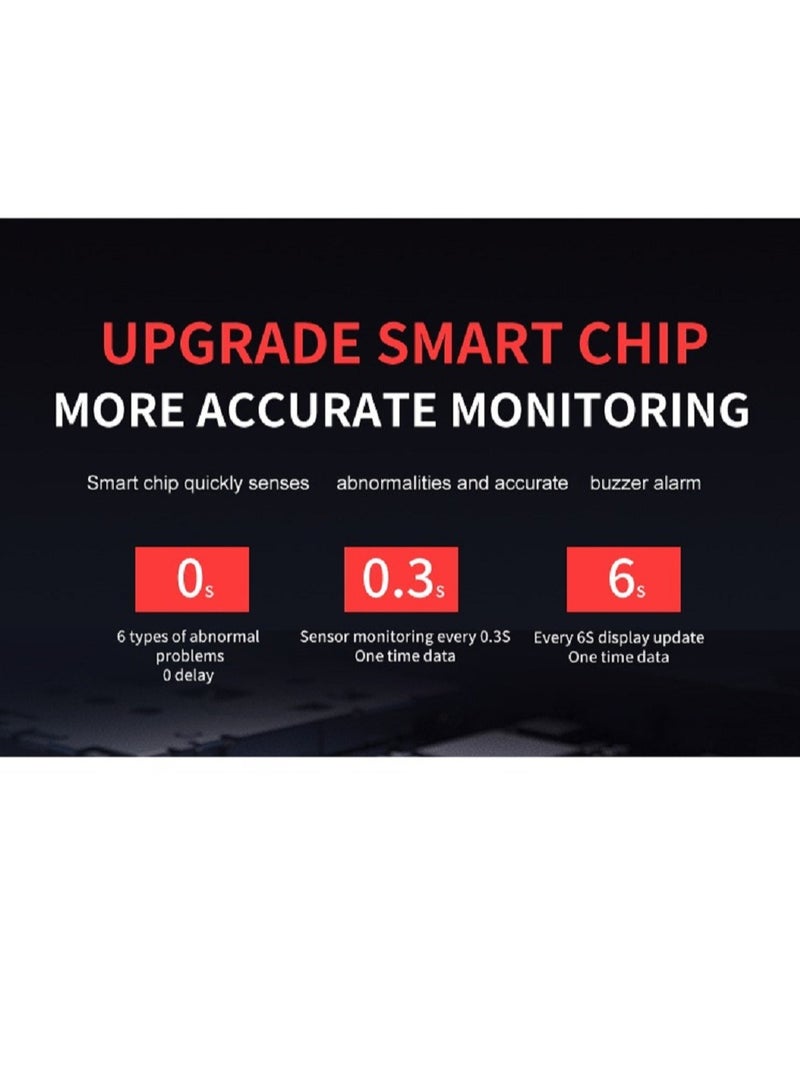 Wireless Solar Tire Pressure Monitor Tire Detection Monitoring - Image 5