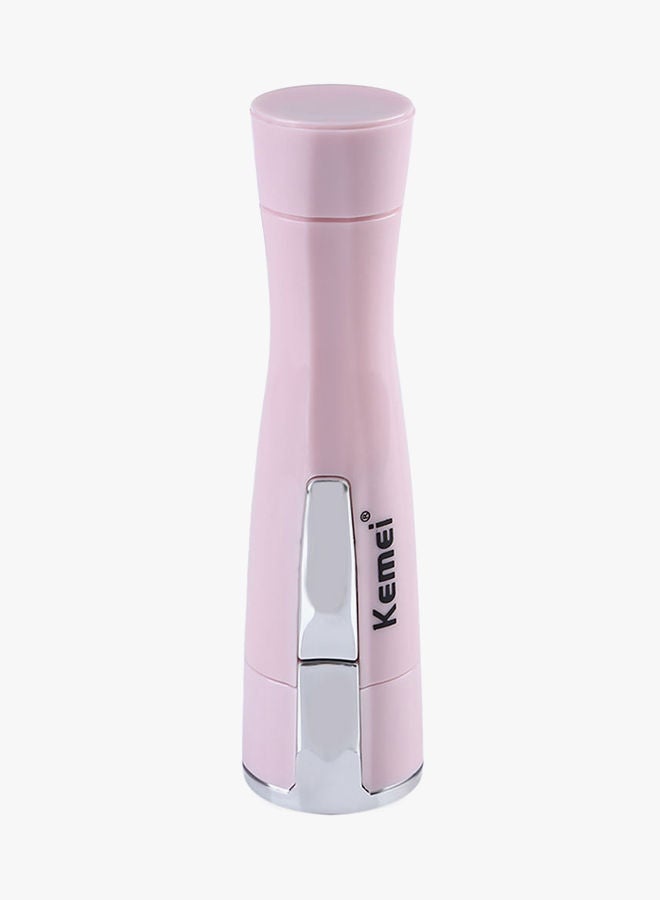 NIBEMINENT Electric Hair Shaver KM-1012 Pink/Silver - Image 2