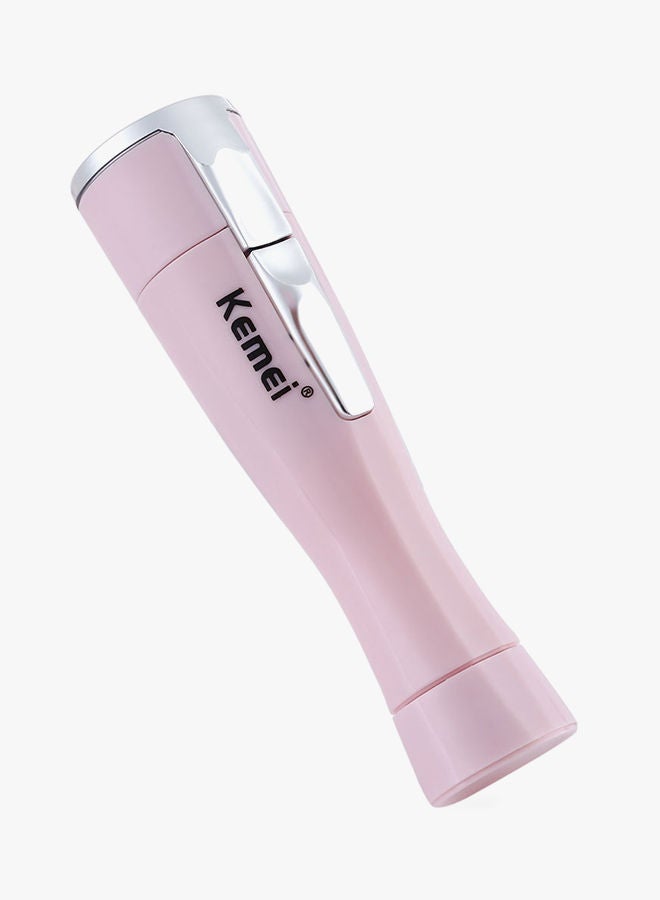 NIBEMINENT Electric Hair Shaver KM-1012 Pink/Silver - Image 3