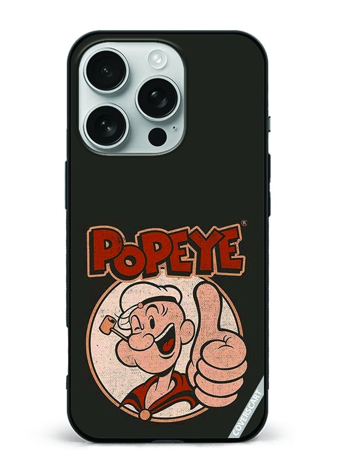COVERSCART Protective Case Cover For Apple iPhone 16 Pro Max Popeye Design Multicolour