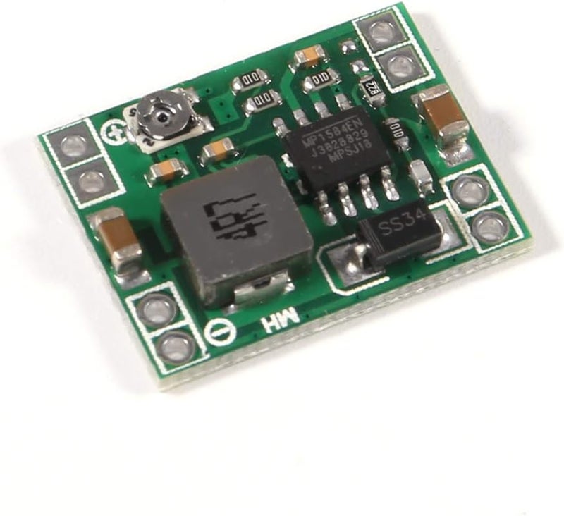 DORHEA 10PCS MP1584EN 3A Mini Step Down Buck Converter DC-DC 24V to 12V 9V 5V 3V Adjustable Step Down Module Replace LM2596 Compatible with Ardu ino Raspberry Pi Robort Parts DIY Kit - Image 4