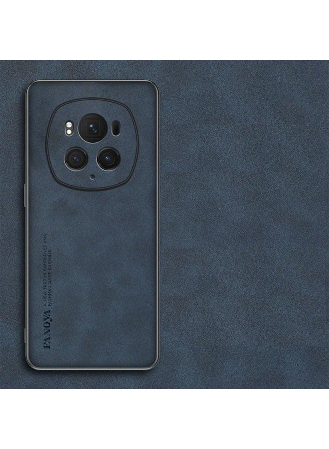 General Case Compatible with Honor Magic 6 Pro, Skinsheep PU Leather Case Matte Bumper Shockproof Silicone Protection Back Cover for Honor Magic 6 Pro  - Image 1