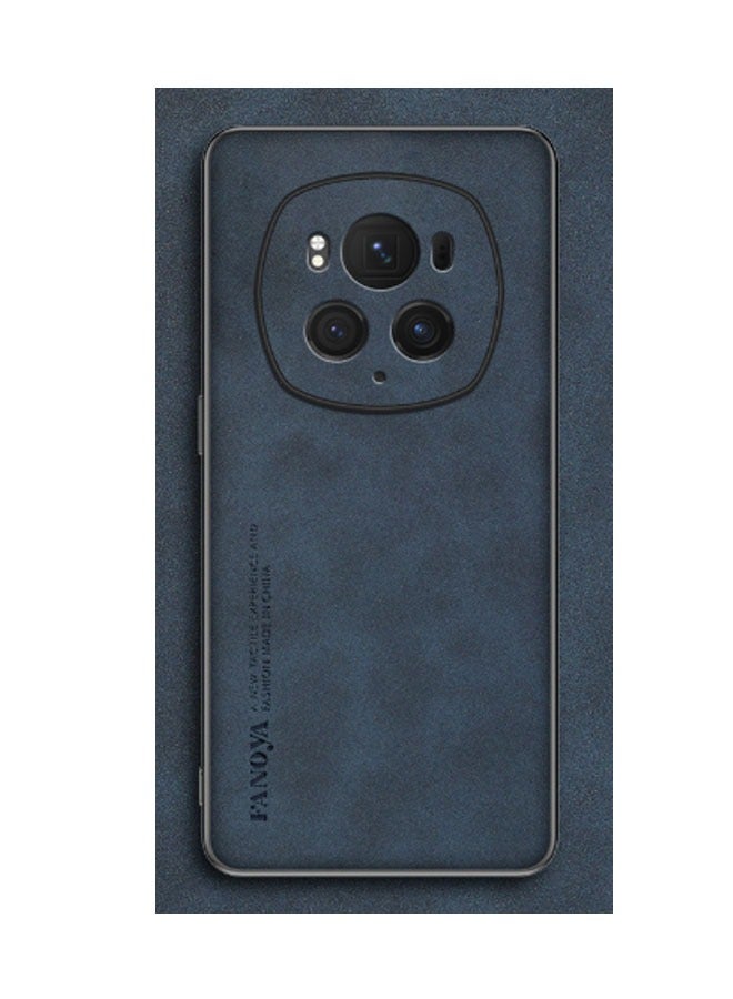 General Case Compatible with Honor Magic 6 Pro, Skinsheep PU Leather Case Matte Bumper Shockproof Silicone Protection Back Cover for Honor Magic 6 Pro  - Image 2