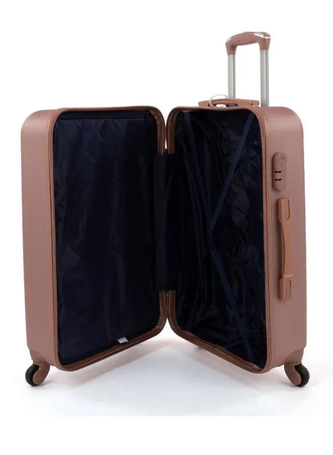 LIMRA Luggage set 5 pieces travel Bags with a distinctive design from limra rosegold