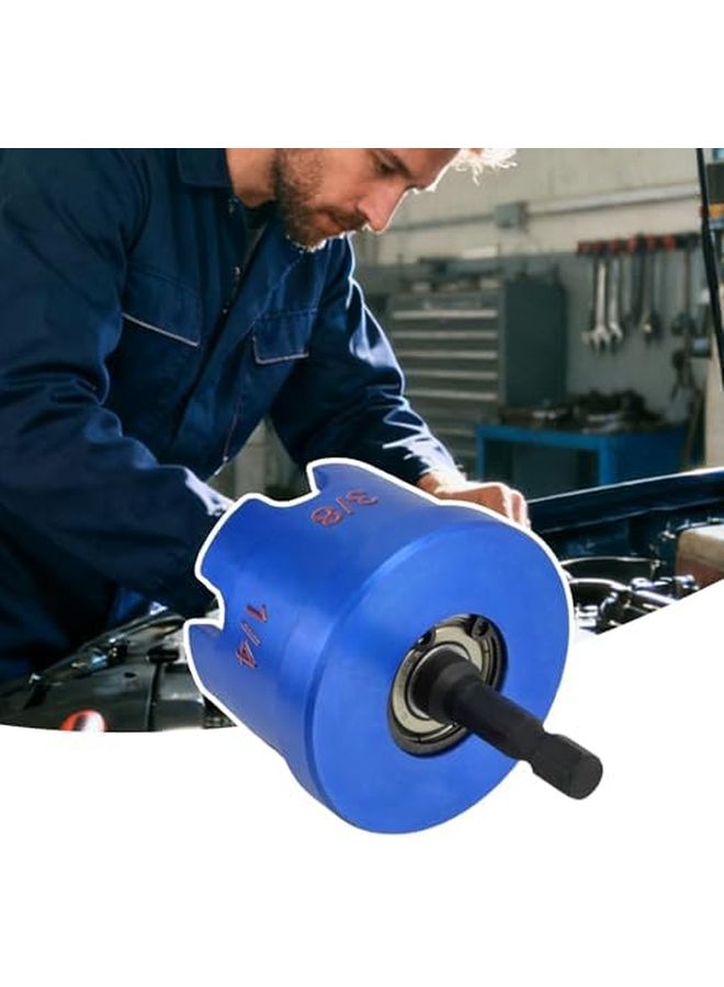 مرفق التدريب السريع Blue Nut Zipper أداة إزالة برغي سبائك الألومنيوم للبناء المنزلي والسيارات - Image 3