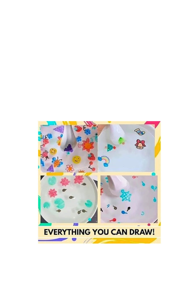 Magic watercolour pens for creating drawings that float on water, erasable marker pens for whiteboards, toys for girls and boys, 12 pieces, multicoloured  - Image 3