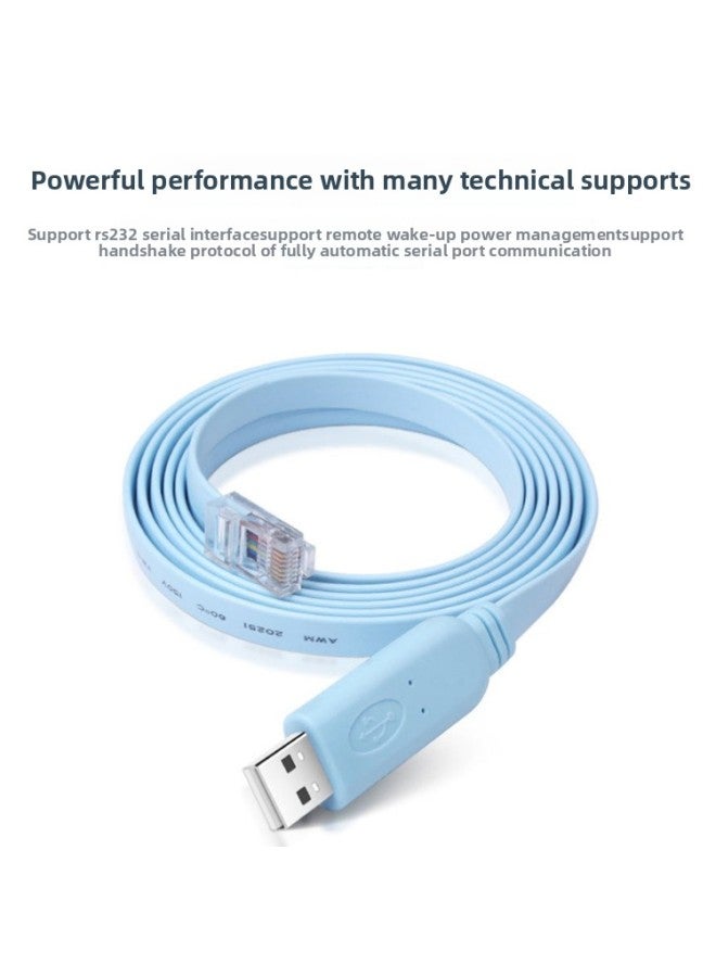 Usb To Rj45console Debugging Line Applicable To For Huawei Cisco Ruijie Router Switch Test Configuration Line-Color:0.8 M