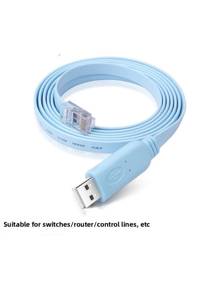 Usb To Rj45console Debugging Line Applicable To For Huawei Cisco Ruijie Router Switch Test Configuration Line-Color:0.8 M