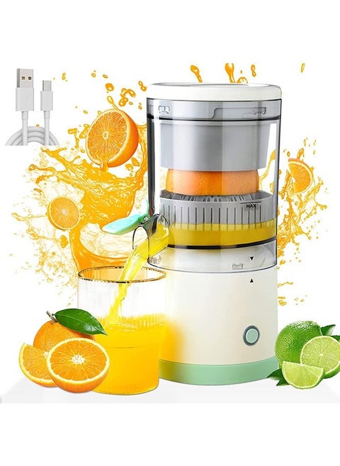 Citrus Juicer, Electric Orange Juice Squeezer with Powerful Motor and USB Charging Cable, Juicer Extractor , Lime Juicer, Suitable for Orange, Citrus, Apple, Grapefruit and Pear.