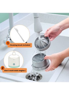 Arabest Citrus Juicer, Electric Orange Juice Squeezer with Powerful Motor and USB Charging Cable, Juicer Extractor , Lime Juicer, Suitable for Orange, Citrus, Apple, Grapefruit and Pear.  - Image 4