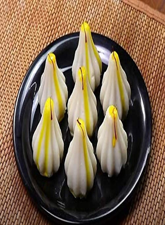 Easy Chef ™ Plastic Modak Mould, Set of 3 Pcs - Yellow (Small Size) - Image 2