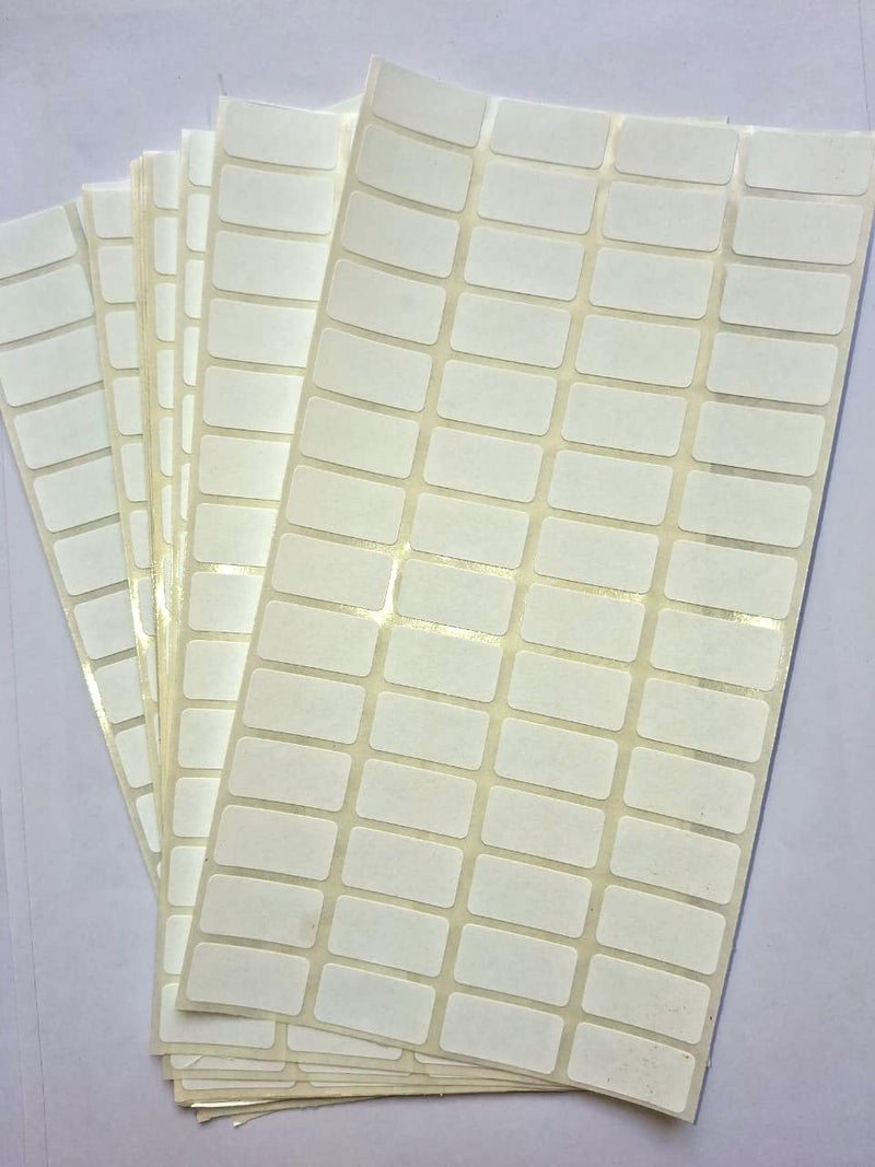 Sehgal Store Premium Writable White Labels – 30 x 10 mm | Multipurpose Adhesive Stickers | Pack for Organizing, Shipping, Inventory & More (Pack of 1000 Stickers W-3) - Image 1