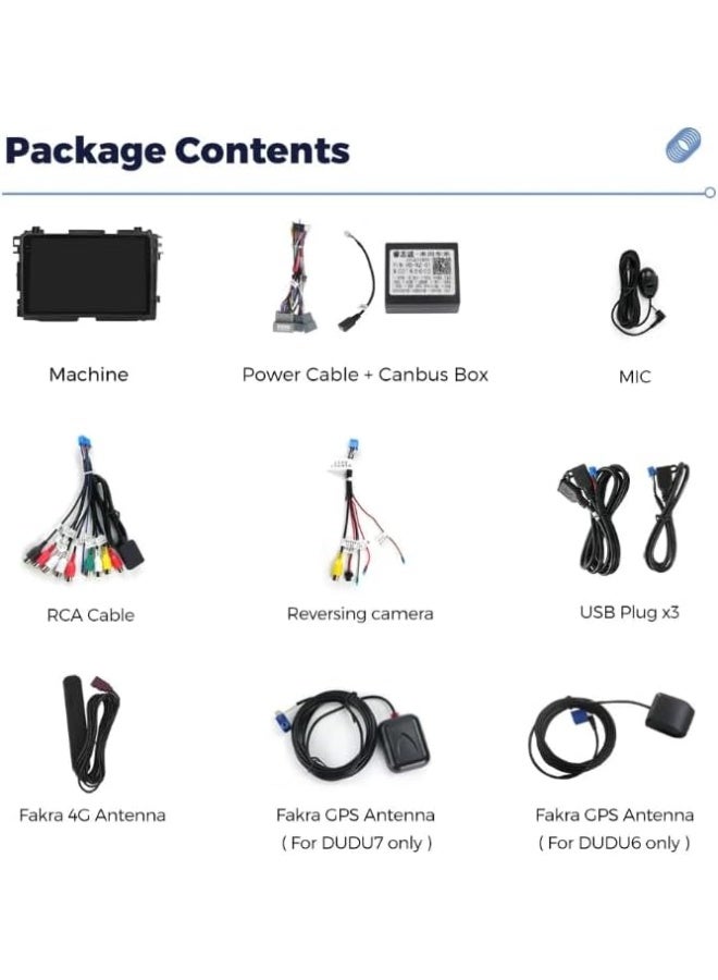 Smart One Android System for Honda Vezel / HR-V (2013–2022) – 9-Inch Touchscreen Car Stereo with Bluetooth, Mirror-Link, Wi-Fi, Wireless CarPlay, FM Radio, GPS Navigation, and Reverse Camera (1GB + 32GB) - Image 4