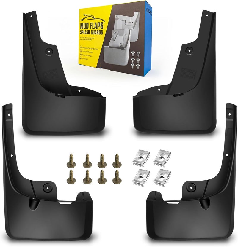 QUYDDC Mud Flaps for 2010-2023 Toyota 4Runner - Front and Rear Splash Guards - Image 1