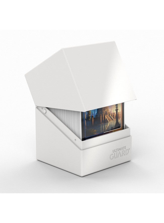 Ultimate Guard Boulder Solid 100+ Deck Case For 100 Doublesleeved Tcg Cards White Secure & Durable Storage For Trading Card Games No Transparency - Image 3