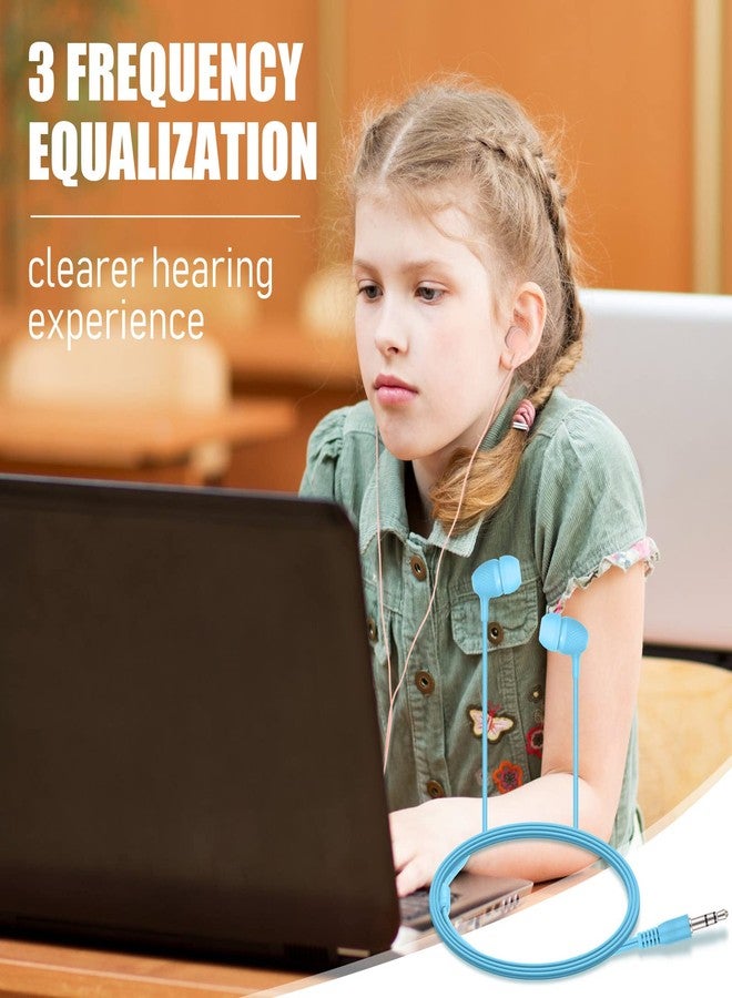 Macarrie 20 Pack Kids Earbuds Bulk 3.5 mm in-Ear Earphones Wired Earphones Without Mic Headphones for School Classroom Students Kids Adults Gifts (Multicolor) - Image 4