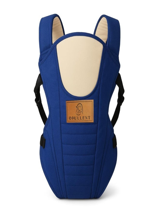 OPULLENT Ergonomic Baby Carrier for Newborn to Toddler (0–24 Months) | Adjustable Waist Belt & Padded Shoulder Straps | Soft Breathable Fabric | Front & Back Carry | Royal Blue - Image 1