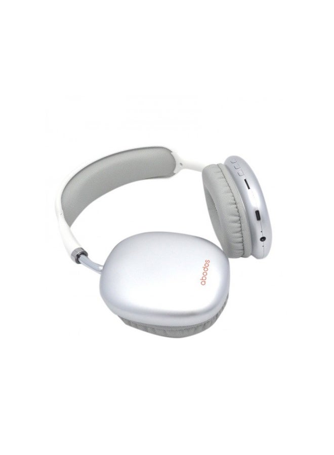 ABODOS AS-WH26 Wireless Headset – Super Bass Bluetooth Headphones, Foldable Over-Ear Design, Built-in Microphone, Long Battery Life, Comfortable Ear Cushions - Image 2