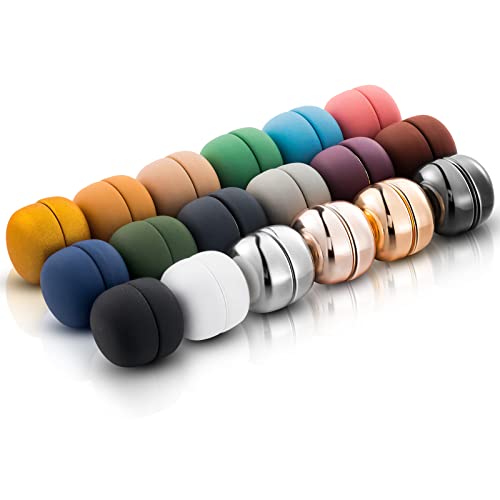 Juinte 18 Piece Hijab Pins: Strongest Commercial Strength Multi-Use Colorful Scarf Small Magnetic Hijab Pins - Image 1