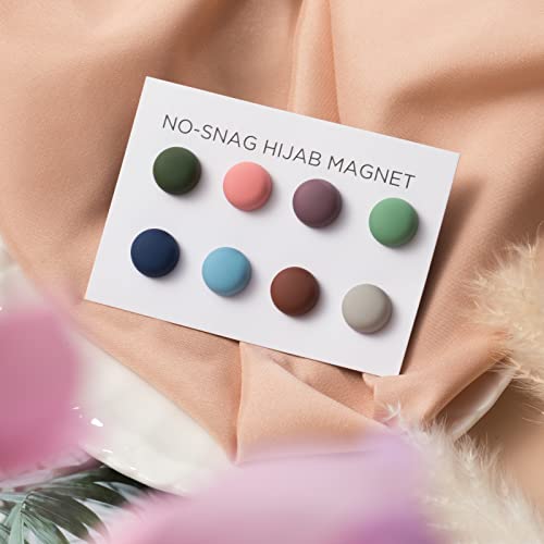 Juinte 18 Piece Hijab Pins: Strongest Commercial Strength Multi-Use Colorful Scarf Small Magnetic Hijab Pins - Image 2