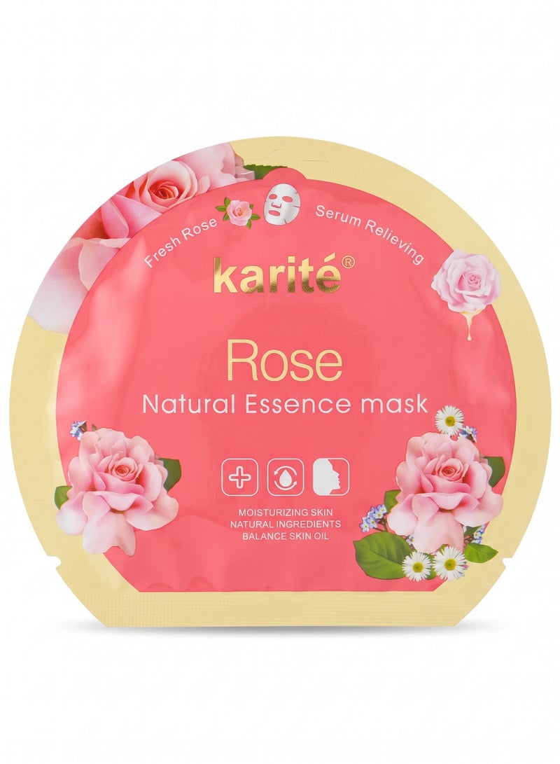Karite Rose Natural Essence Hydrating Sheet Mask 30ml - Image 1