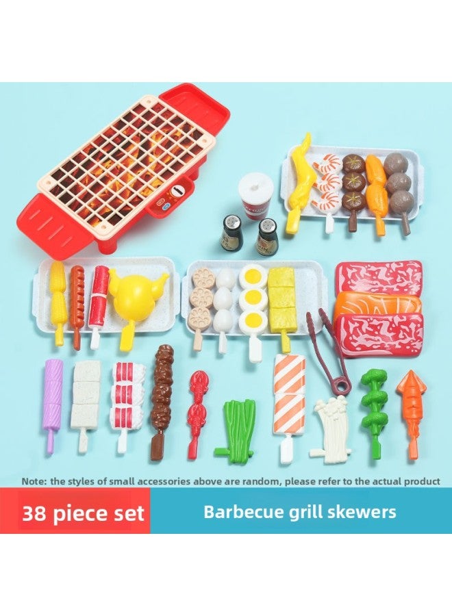 ألعاب الأطفال محاكاة الإفطار شواء الشواء رياض الأطفال البخار الطبخ الأولاد والبنات ألعاب الأطفال