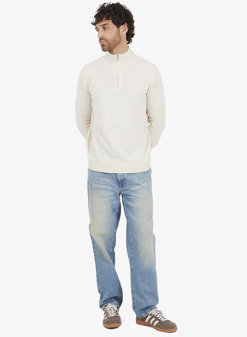 BRAVE SOUL Half Zip Pullover Sweater - Image 3