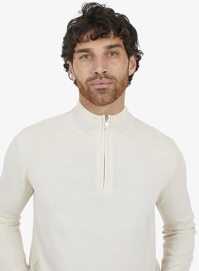 BRAVE SOUL Half Zip Pullover Sweater