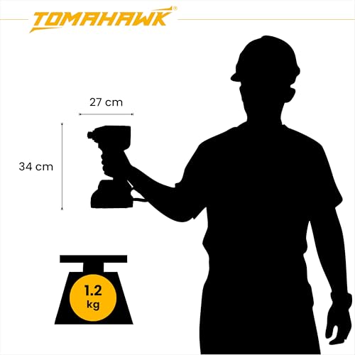 TOMAHAWK® BSD-8200 Brushless Cordless Screwdriver/Impact Driver - 2 Battery with 20V, 2.0Ah, 180 Nm, 2400 RPM, 10Mm Chuck capacity, 2 Speed Mode - Image 5