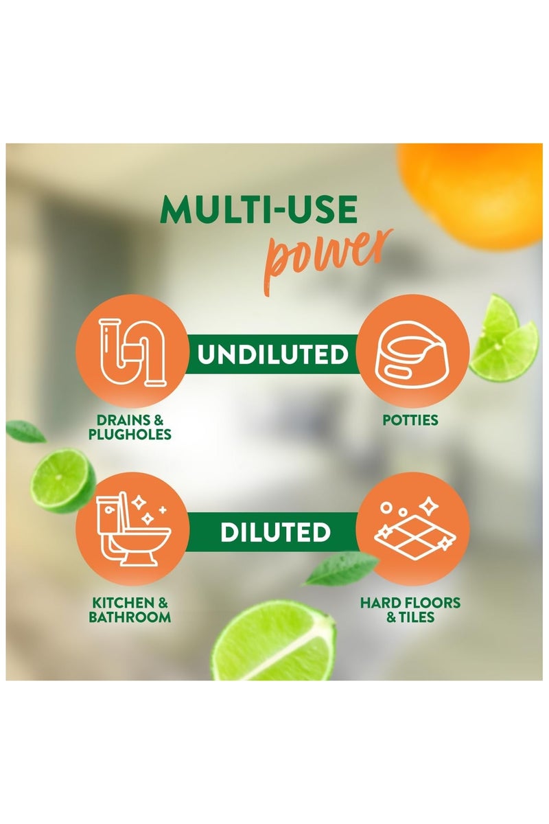 زوفلورا مطهر مركز متعدد الاغراض برائحة انتعاش اليوسفي و الليمون، 250مل - Image 4