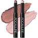 FOCALLURE 2 Pcs Cream Eyeshadow StickBrightener Eyeshadow Pencil CrayonHighlighter Eye Shadow Stick Sets with Creaseproof FormulaLong Lasting Waterproof Eye Shadow Make UpSilky Peach - Image 2
