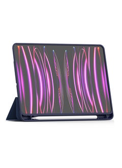 Terra iPad Terra Cover for Apple iPad 11 inch with Smart Pencil Holder Slim Smart Cover with Blue Fabric Stand  - Image 2