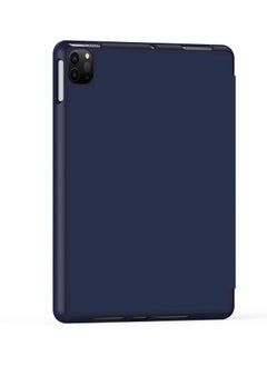 Terra iPad Terra Cover for Apple iPad 11 inch with Smart Pencil Holder Slim Smart Cover with Blue Fabric Stand  - Image 3