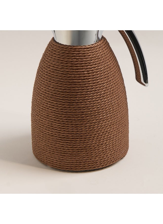 Dallaty Dallaty vacuum flask dark brown rope 1L  - Image 4