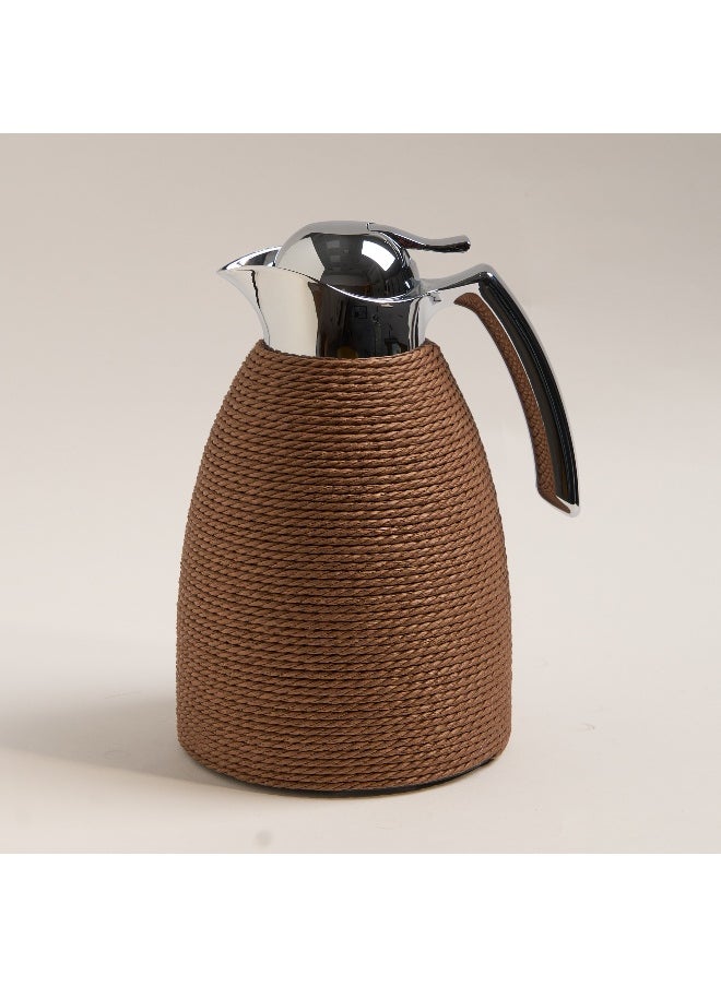 Dallaty Dallaty vacuum flask dark brown rope 1L  - Image 3