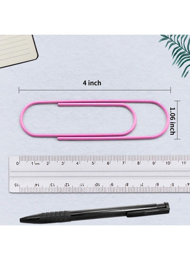 Gute Paper Clips, 40 Pack 4 Inches Mega Large Paper Clips 100Mm Extra Large Multicolored Jumbo Coated Paperclips Big Sheet Holder For Office School Document Organizing - Image 4