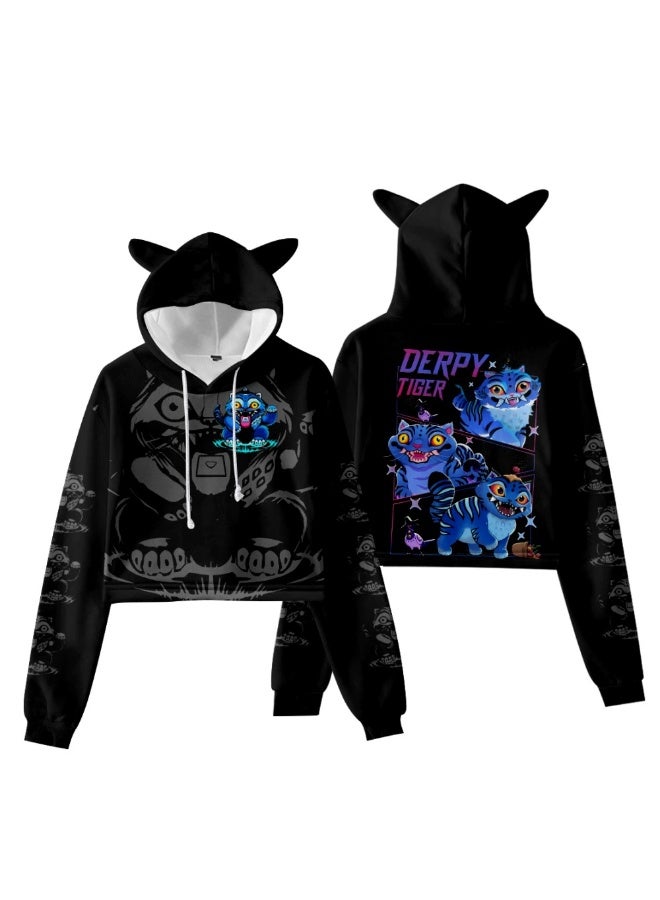 general K-POP: Demon Hunting Girl Group Printed Hoodie suitable for daily outings or styling making fans unable to put it down - Image 1