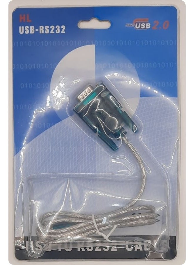 أتش أل محول USB 2.0 إلى RS-232 أزرق (كابل) - Image 2
