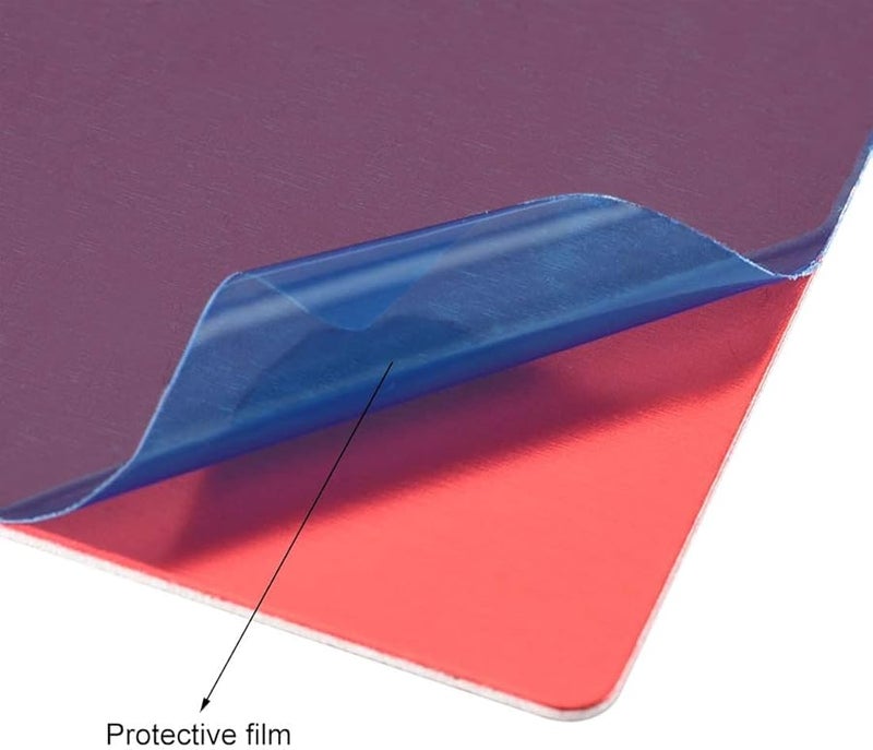 بطاقات عمل فارغة من الألومنيوم المؤكسد الأحمر مقاس 80x40x1مم 15 قطعة للقطع بالليزر DIY - Image 4