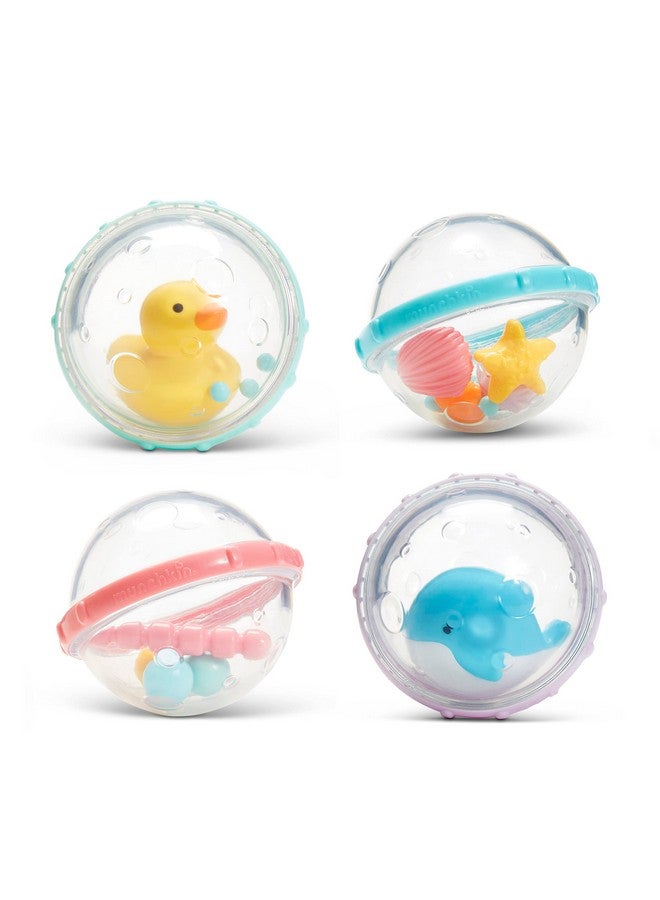Munchkin® Float & Play Bubbles™ Baby and Toddler Bath Toy, 4 Count - Image 1